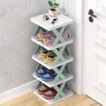 5 Layer X Shap Stackable Shoe Rack