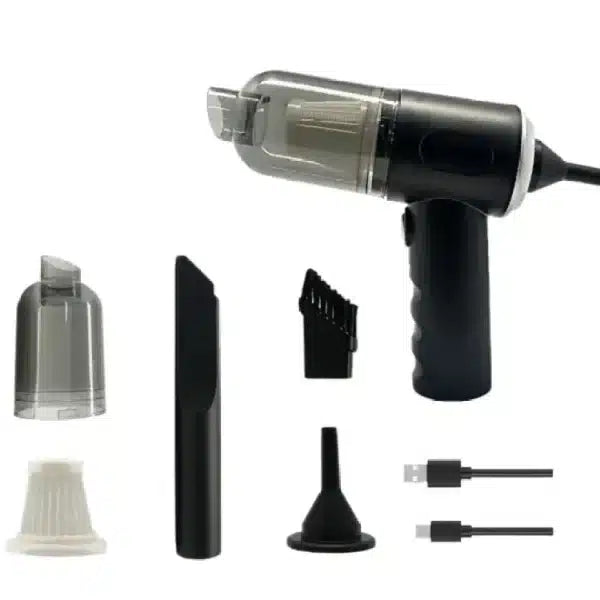 3 In 1 Portable Mini Vacuum Cleaner Duster Blower Air Pump Wireless Handheld Clean